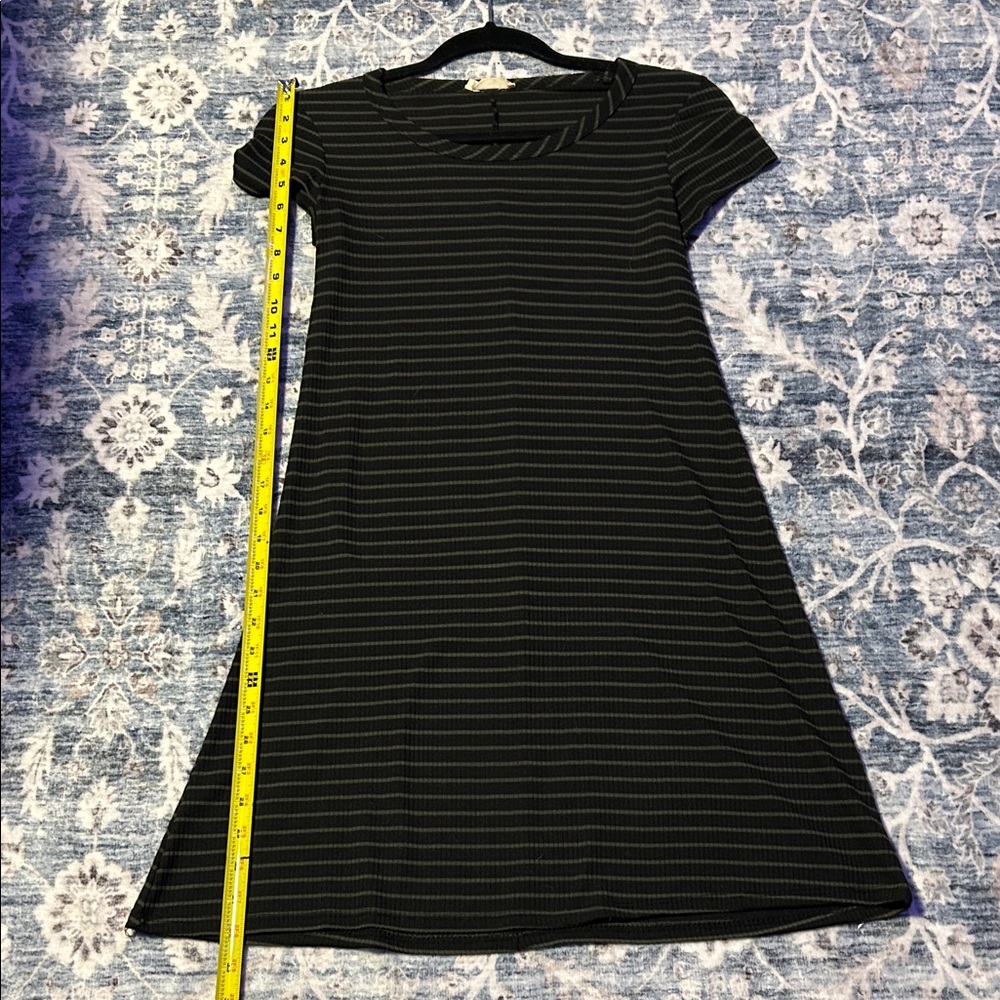 Black and White Striped Dress